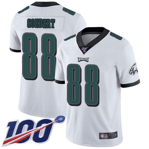 Men Philadelphia Eagles #88 Dallas Goedert White Vapor Untouchable NFL Jersey Limited Player Season->women nfl jersey->Women Jersey